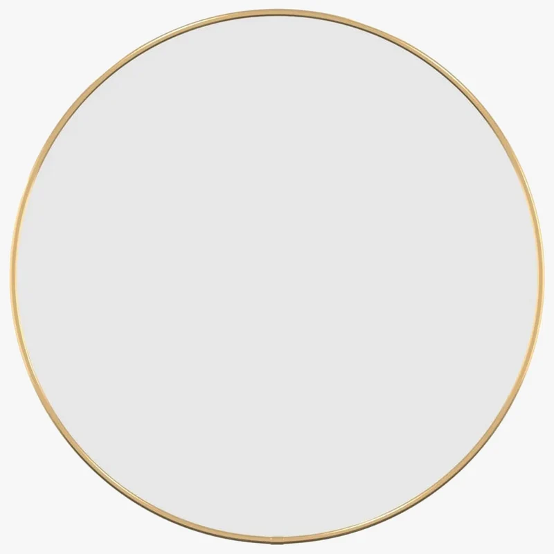 miroir mural rond décoratif pour intérieur et salon