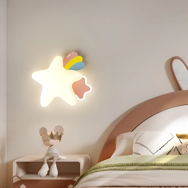applique murale enfant design étoile princesse pour chambre à coucher