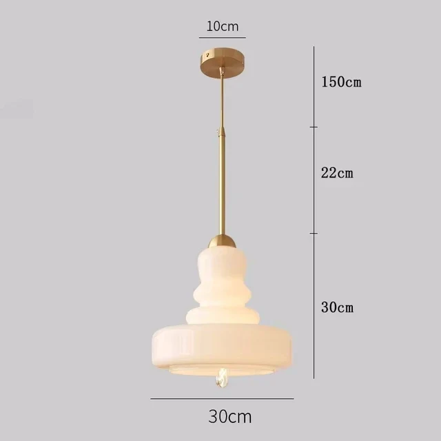 Bauhaus Glass Pendant Lights Ceiling Suspension Luminaire Hang Light Fxiture Kitchen Island Bedroom Living Dining Room