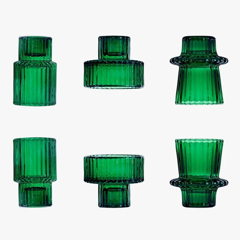 lot de 6 bougeoirs coniques faciles à utiliser pour toutes occasions