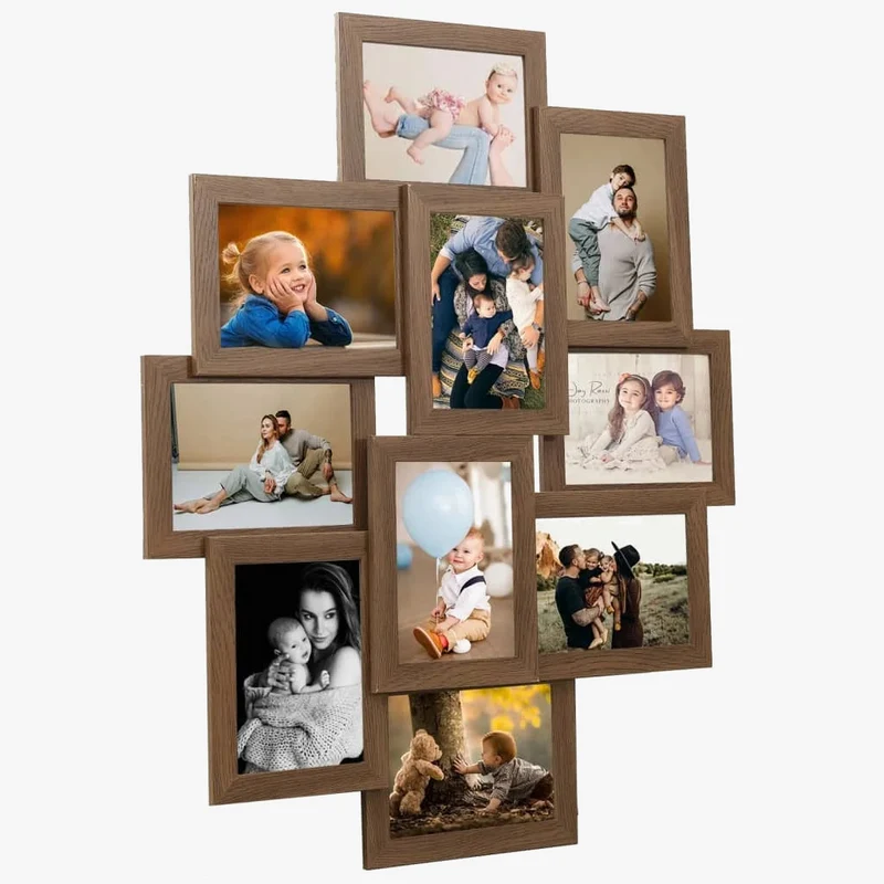 cadre photo multi-collage pour souvenirs de famille personnalisés