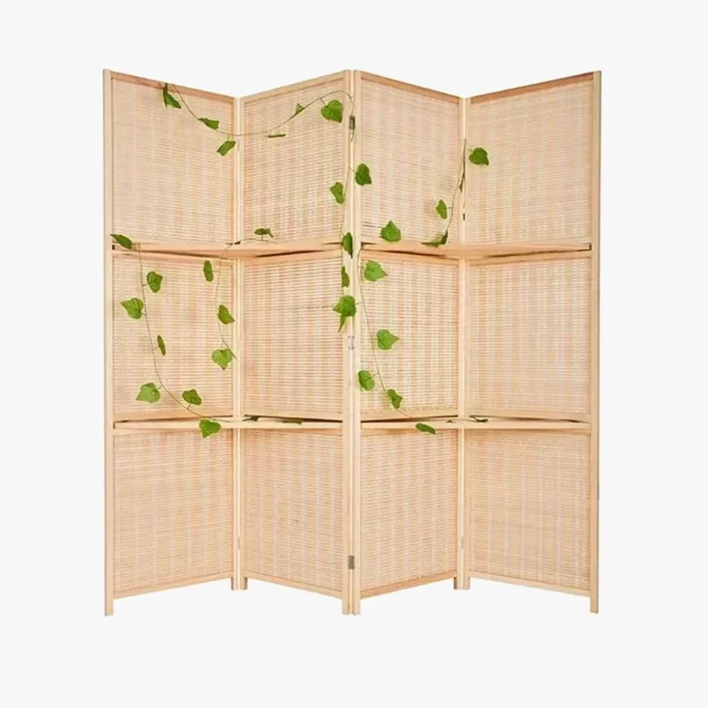 paravent mobile en bois massif moderne et élégant