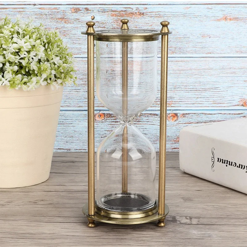 horloge de sable en verre pour décoration et cadeaux