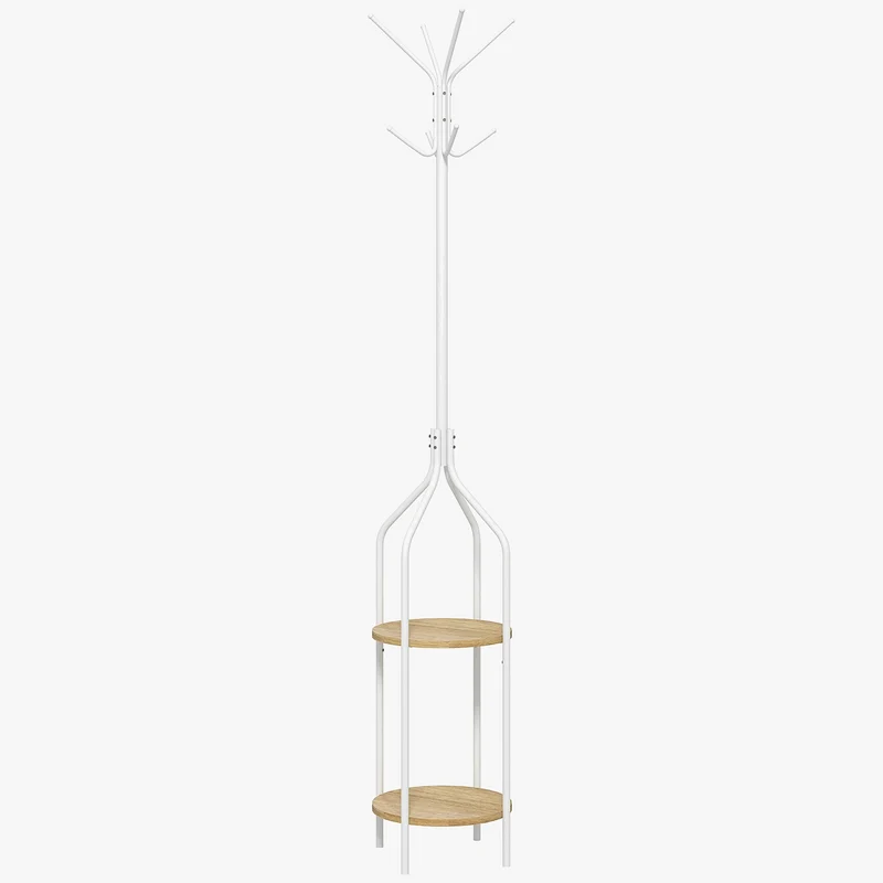 étagère design en forme d'arbre deux niveaux moderne et pratique